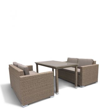 Комплект мебели из иск. ротанга T256B-S52B-W56 Lighte Brown
